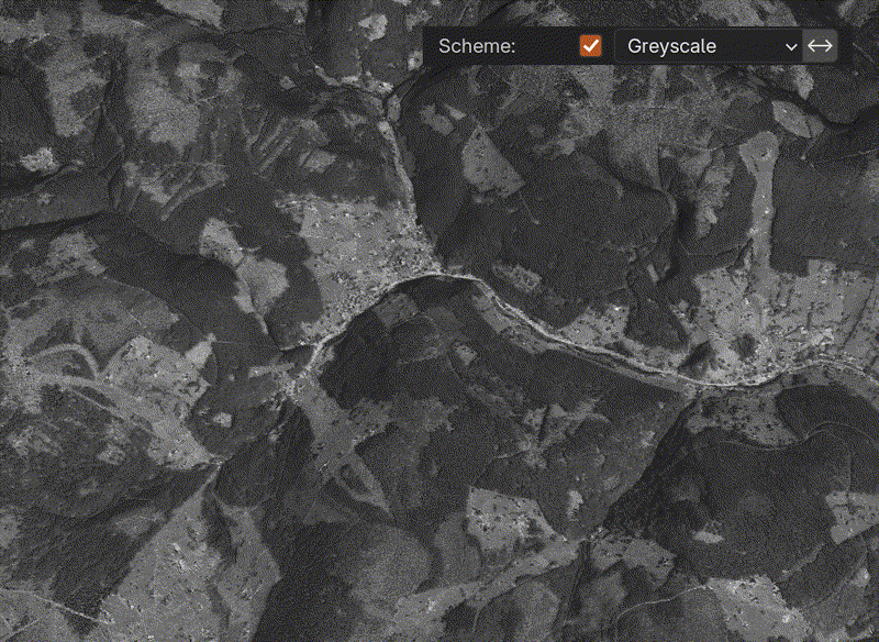 Scalar color schemes demo