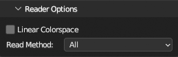 Reader Options